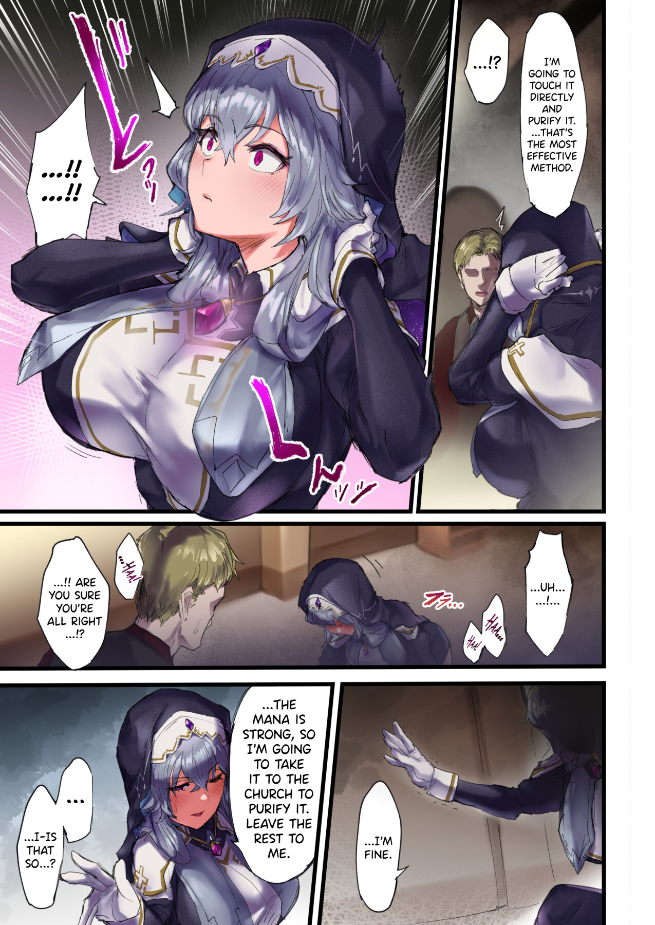 Hentai Manga Comic-Forced Mana Discharge Clit Addict Masturbation Quest-Read-5
